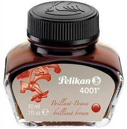 Pelikan 4001 Dolma Kalem Mürekkebi 30 ml. KAHVERENGİ - 1