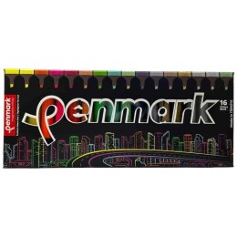 Penmark Fosforlu Kalem Seti 16 Renk Set Süper Kutu - 1