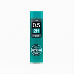 Pentel Ain Stein Min (Mekanik Kurşun Kalem Ucu) 0.5 mm 2H 40'lı Tüp - 1