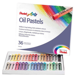 Pentel Arts Oil Pastels Yağlı Pastel Boya Seti 36 Renk - 1