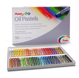 Pentel Arts Oil Pastels Yağlı Pastel Boya Seti 50 Renk - 1