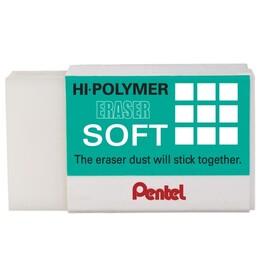 Pentel Hi-Polymer SOFT Silgi Orta Boy - 1