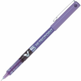 Pilot V5 Hi-Tecpoint 0.5 mm. İğne Uçlu Kalem MOR - 1