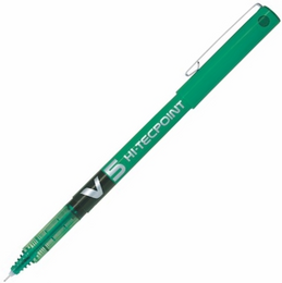 Pilot V5 Hi-Tecpoint 0.5 mm. İğne Uçlu Kalem YEŞİL - 1