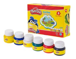 Play-Doh Guaj Boya Seti 6 Renk x 30 ml. - 1