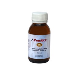 Ponart Bleached Linseed Oil Ağartılmış Keten Yağı 100 ml. - 1