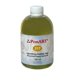 Ponart Bleached Poppy Seed Oil Ağartılmış Haşhaş Yağı 500 ml. - 1