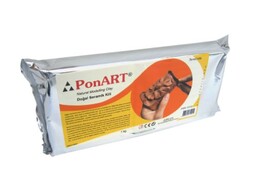 Ponart - Kosida Seramik Hamuru Kili 1000 gr. Terracotta - 1