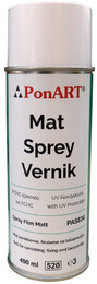 Ponart Mat Sprey Vernik 400 ml. - 1