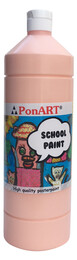 Ponart School Paint Tempera Boya 1000 ml. PSP-2224 TEN RENGİ - 1