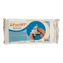 Ponart Seramik Kili 500 Gr.Beyaz (PSK-1001) - 1