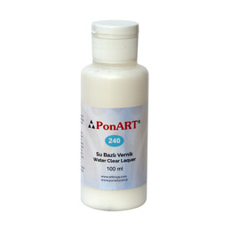 Ponart Su Bazlı Vernik 100 ml. - 1