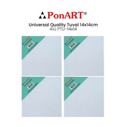 Ponart Universal Seri Tuval 14x14 Cm.4'Lü - 1