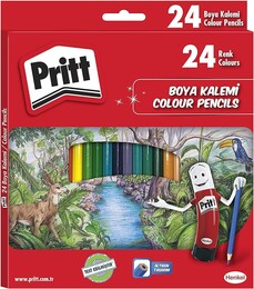 Pritt Kuru Boya 24 Renk Tam Boy - 1