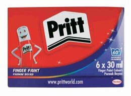 Pritt Parmak Boyası 6 Renk x 30 ml. - 1