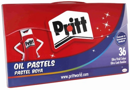 Pritt Pastel Boya 36 Renk Plastik Çantalı - 1