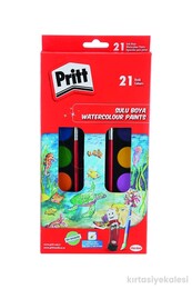 Pritt Sulu Boya 21 Renk Büyük Tablet - 1