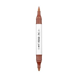 Rich Art-X Acrylic Duo Marker Çift Uçlu Su Bazlı Boyama Markörü No:65 Mocha Kahve - 1