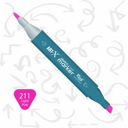 Rich Art-X Sketch Marker Duo Çift Uçlu Marker Kalem 211 Light Pink - 1