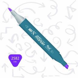 Rich Art-X Sketch Marker Duo Çift Uçlu Marker Kalem 2582 Lilac - 1