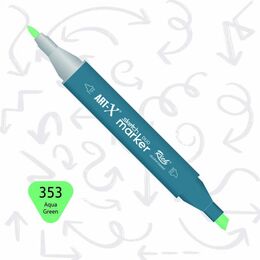 Rich Art-X Sketch Marker Duo Çift Uçlu Marker Kalem 353 Aqua Green - 1