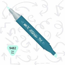 Rich Art-X Sketch Marker Duo Çift Uçlu Marker Kalem 9482 Pale Blue - 1