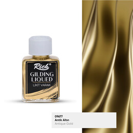 Rich Gilding Liqued Likit Sıvı Varak 75 cc. ANTİK ALTIN - 1