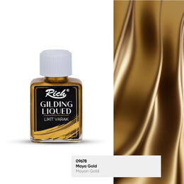 Rich Gilding Liqued Likit Sıvı Varak 75 cc. MAYA GOLD - 1