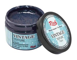 Rich Vintage Texture Rölyef Pasta 150 ml. 5102 İNDİGO - 1