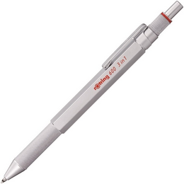 Rotring 600 MultiPen Üç Fonksiyonlu Versatil Kalem 0.5 Krom - 1