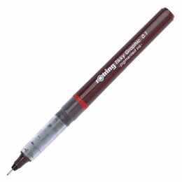 Rotring Tikky Graphic Teknik Çizim Kalemi 0.1 SİYAH - 1