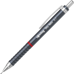 Rotring Tikky Retro Versatil Kalem 0.7 mm Metalik Gri - 1