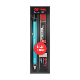 Rotring Visuclick Versatil Kalem + Min + Silgi Okul Seti 0.7 mm MAVİ - 1