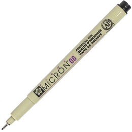 Sakura Pigma Micron Çizim Kalemi 0.8 SİYAH - 1