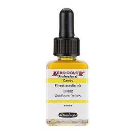 Schmincke Aero Color Akrilik Mürekkep 28 ml. 022 Candy Colors Sunflower Yellow - 1