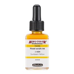 Schmincke Aero Color Akrilik Mürekkep 28 ml. 024 Candy Colors Sunbeam Yellow - 1