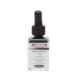 Schmincke Aero Color Akrilik Mürekkep 28 ml. 701 Neutral Grey - 1