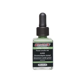 Schmincke Aero Color Akrilik Mürekkep 28 ml. 858 Chromium Oxide Green - 1