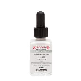 Schmincke Aero Color Akrilik Mürekkep 28 ml. 900 Aero Shine Silver - 1