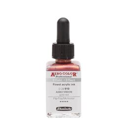 Schmincke Aero Color Akrilik Mürekkep 28 ml. 910 Aero Vision Gold Red - 1