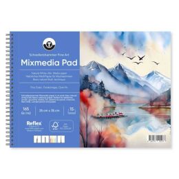 Schoellershammer Mix Media Pad Çok Amaçlı Eskiz Çizim Defteri 165 gr. 25x35 cm. 15 yaprak - 1