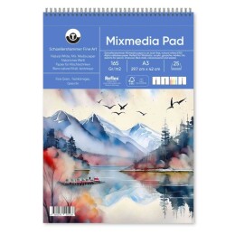 Schoellershammer Mix Media Pad Çok Amaçlı Eskiz Çizim Defteri 165 gr. A3 25 yaprak - 1