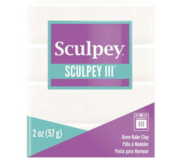 Sculpey III Polimer Kil 001 White (Beyaz) - 1