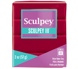 Sculpey III Polimer Kil 083 Red (Kırmızı) - 1