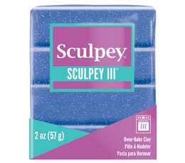 Sculpey III Polimer Kil 1008 Blue Pearl (Mavi İnci) - 1