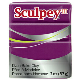 Sculpey III Polimer Kil 1112 Fuschia Pearl (Simli Fuşya) - 1