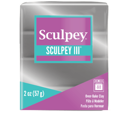 Sculpey III Polimer Kil 1130 Silver (Gümüş) - 1