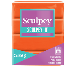 Sculpey III Polimer Kil 1634 Just Orange (Portakal Rengi) - 1