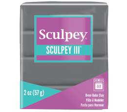 Sculpey III Polimer Kil 1645 Elephant Gray (Fil Grisi) - 1