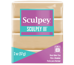 Sculpey III Polimer Kil 301 Tan (Sarımsı Kahve) - 1